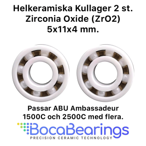 RullTrim.se™ - helkeramiklager-sats abu ambassadeur 1500c och 2500c